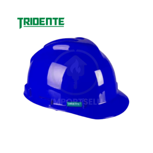 casco tridente azul