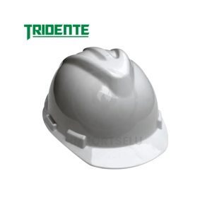casco tridente blanco