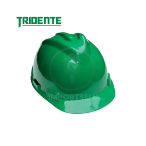 casco tridente verde